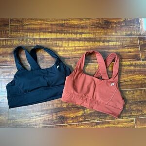 1st Phorm Black and Rust Sports Bras
